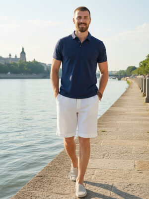 Шорты лен мужские