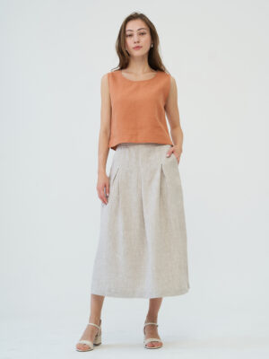 Юбка льняная летняя