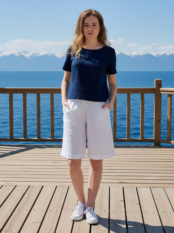 Шорты женские Лен