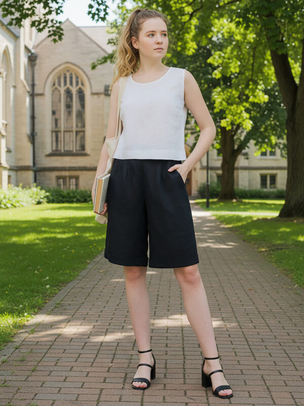 Шорты женские Лен