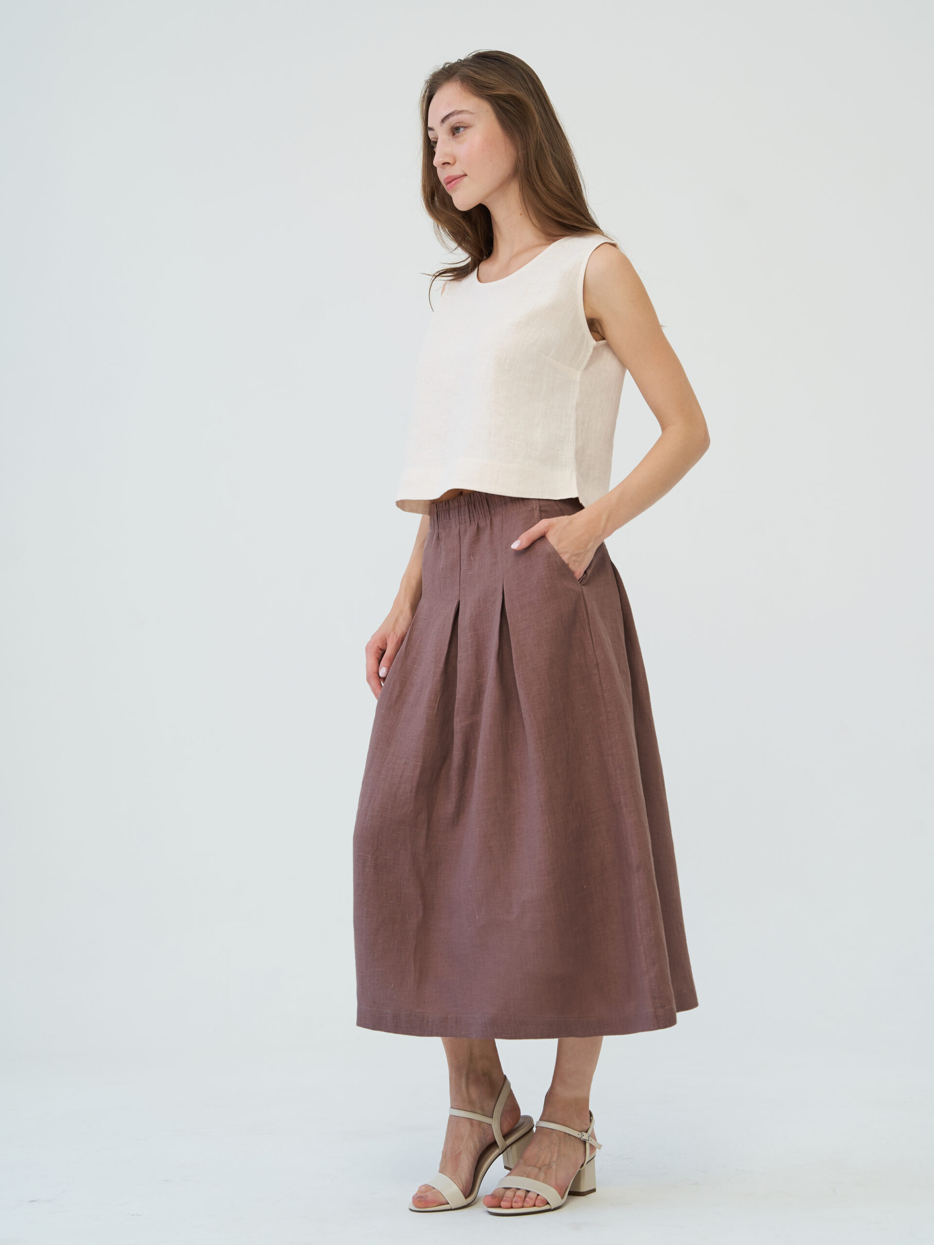 Юбка льняная летняя — изображение 2