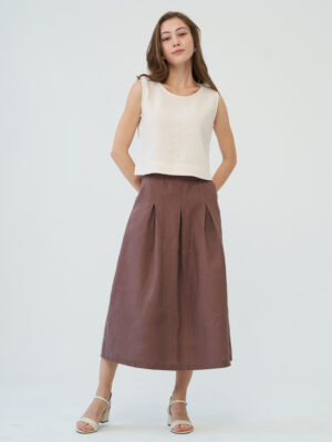 Юбка льняная летняя