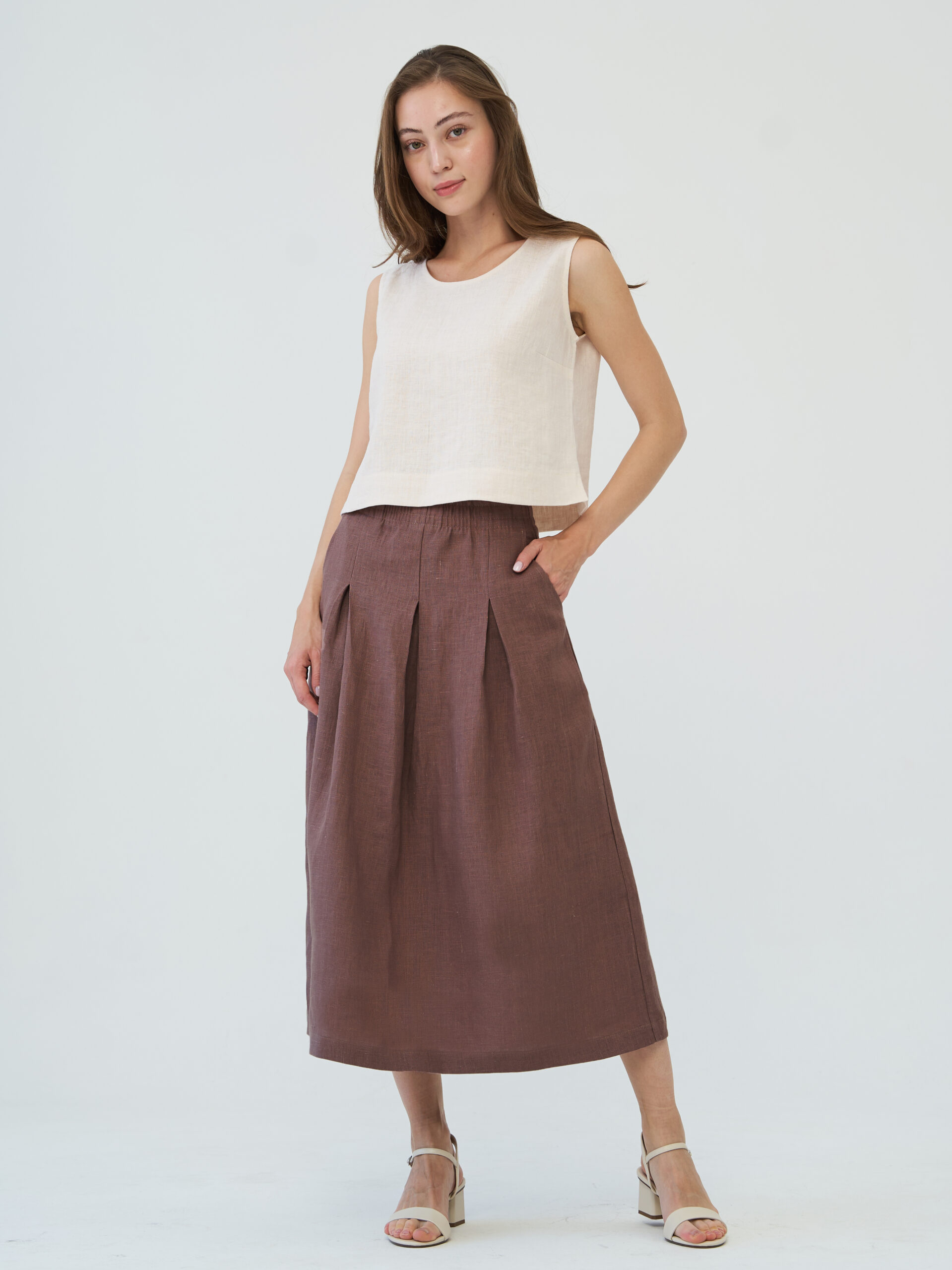 Юбка льняная летняя — изображение 5