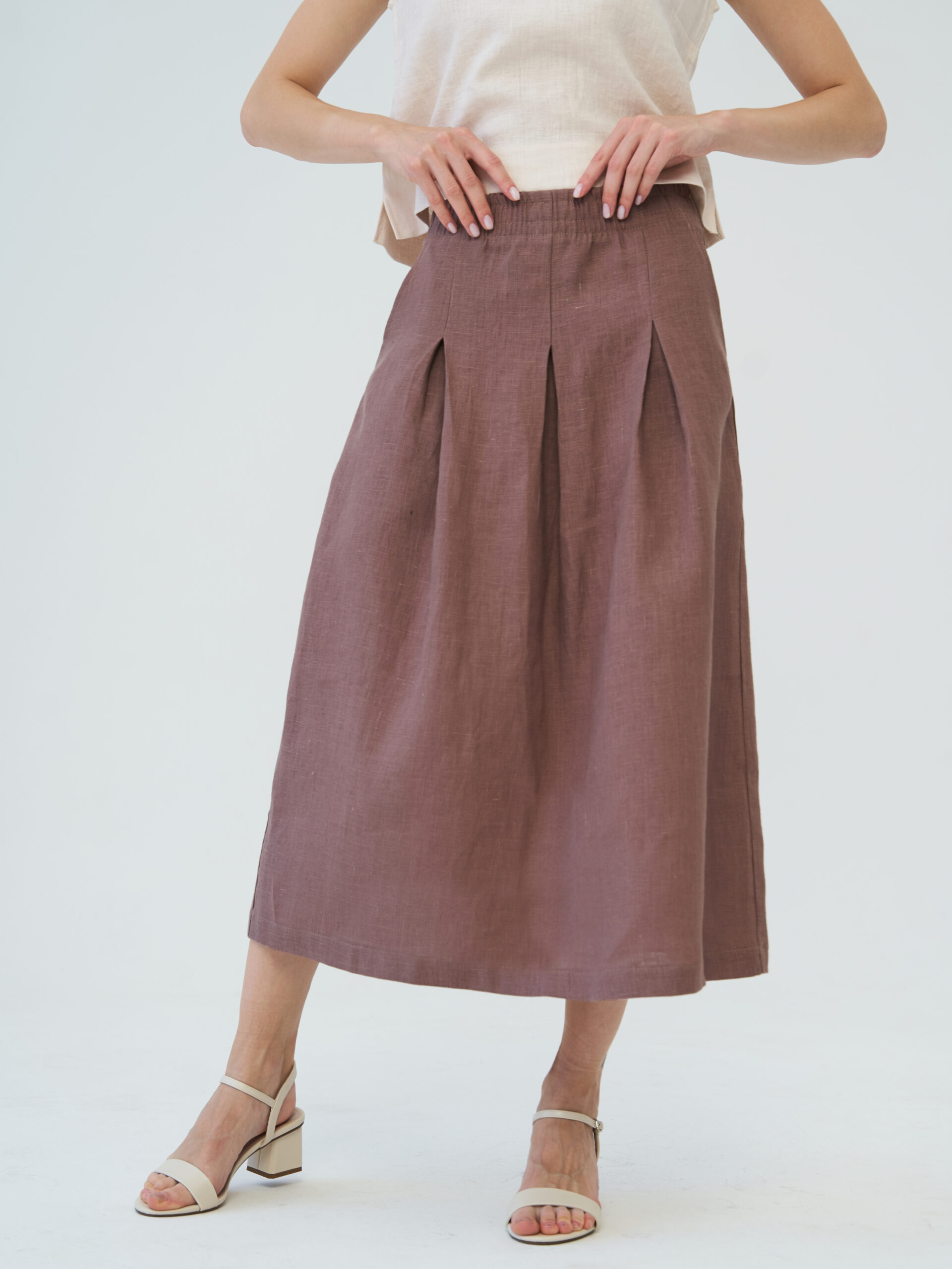 Юбка льняная летняя — изображение 7