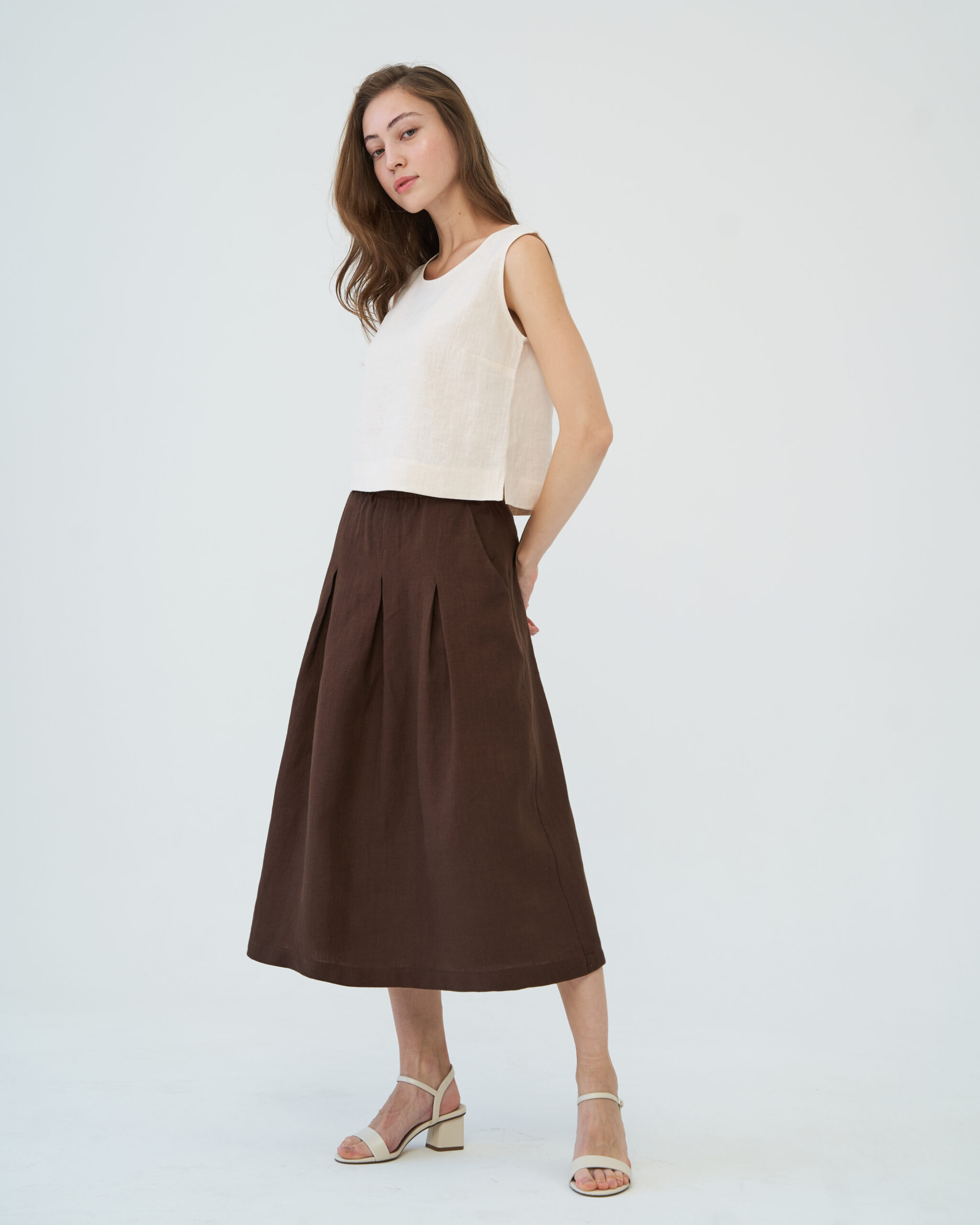 Юбка льняная летняя — изображение 5