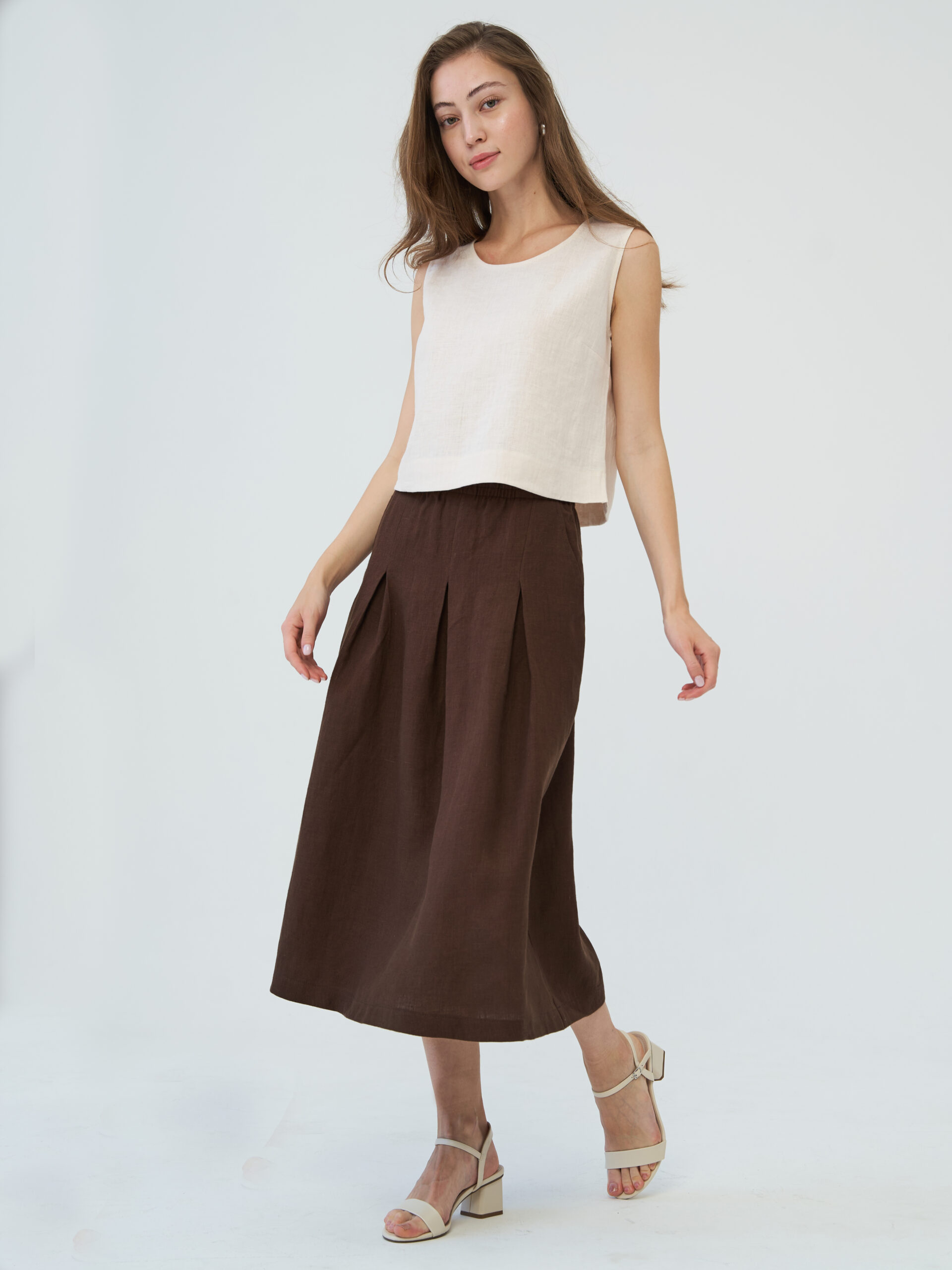 Юбка льняная летняя — изображение 7