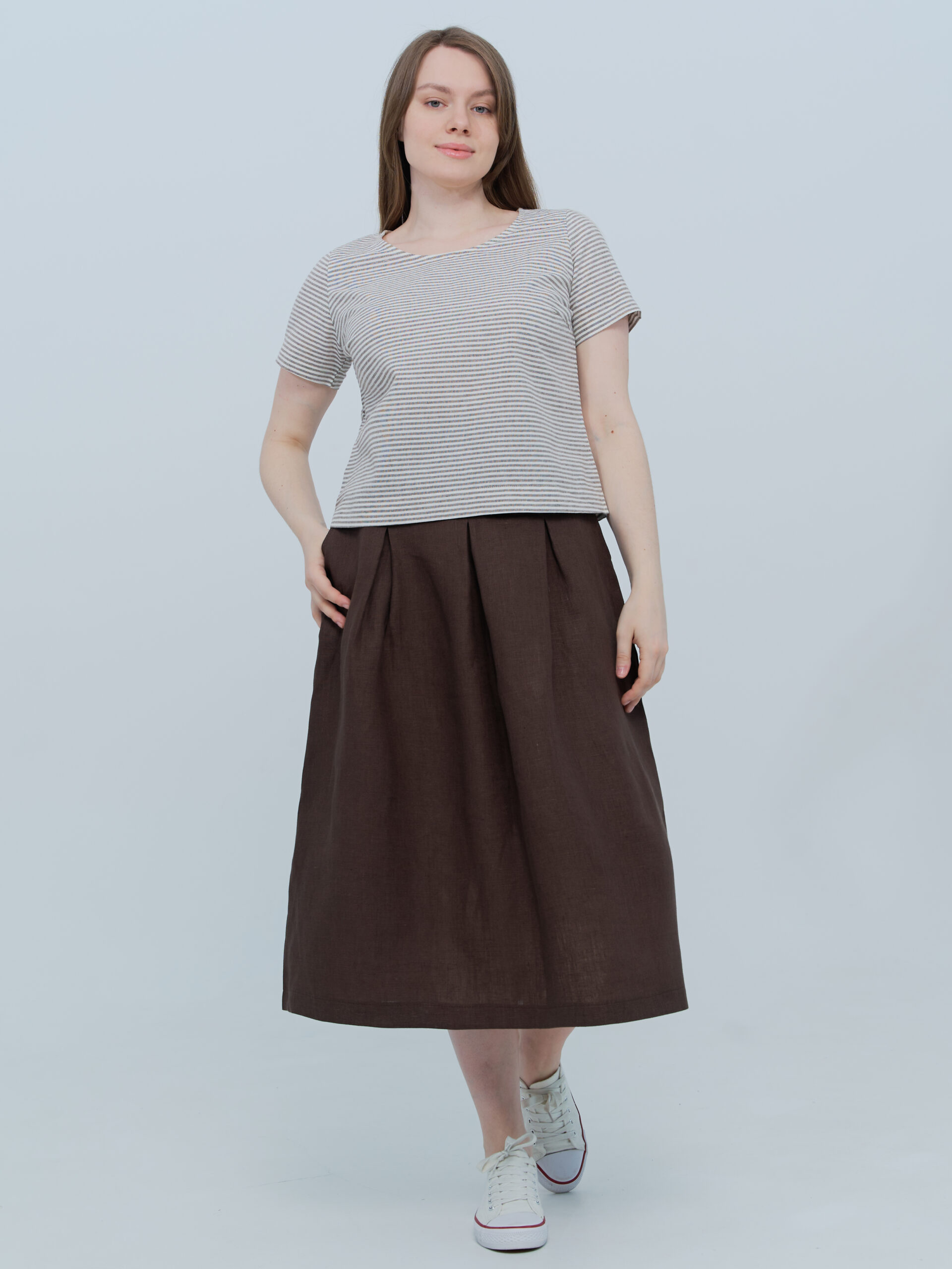 Юбка льняная летняя — изображение 8