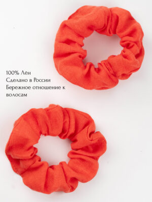Резинки для волос 4 шт Коралловый